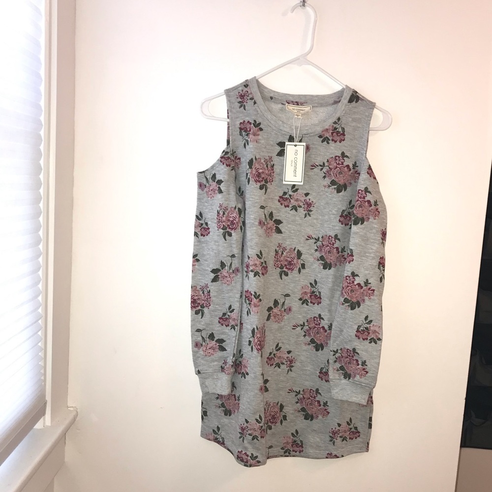 Girls Cold Shoulder Midi-Dress